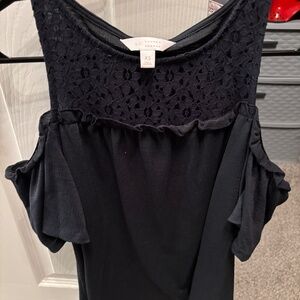 LC Lauren Conrad off the should top